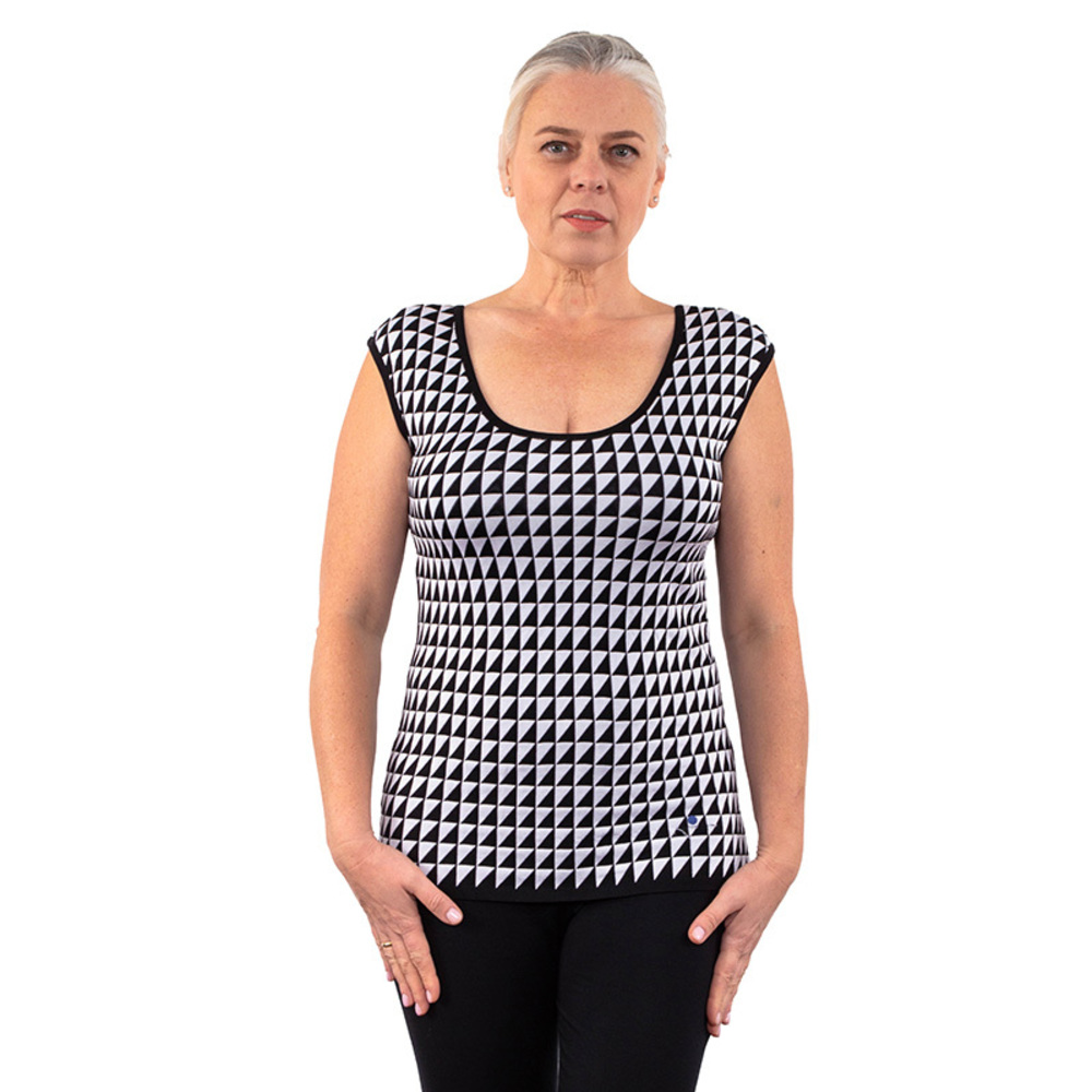 Network Blouse Women size S White